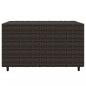 Preview: 4-tlg. Garten-Lounge-Set mit Kissen Braun Poly Rattan