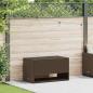Preview: ARDEBO.de - Outdoor-Kissenbox Braun 100x55x55,5 cm Poly Rattan