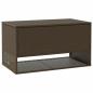 Preview: Outdoor-Kissenbox Braun 100x55x55,5 cm Poly Rattan
