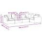 Preview: Modulares Sofa mit Kissen Samt Dunkelgrau