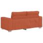 Preview: Zweisitzer-Sofa Rot Orange 140 cm Cordstoff