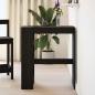 Preview: Bartisch mit Regal Schwarz Eichen-Optik 90x40x103,5 cm