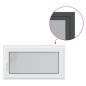 Preview: Kellerfenster RISOR 110x60 cm Dreh Kipp DIN Rechts Anthrazit