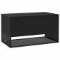 Preview: Outdoor-Kissenbox Schwarz 100x55x55,5 cm Poly Rattan