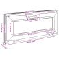 Preview: Kellerfenster RISOR 90x40 cm Kipp 3-fach Verglasung Anthrazit