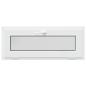 Preview: Kellerfenster RISOR 110x40 cm Kipp 2-fach Verglasung Weiß