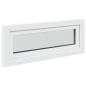 Preview: Kellerfenster RISOR 110x40 cm Kipp 2-fach Verglasung Weiß