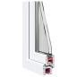 Preview: Kellerfenster RISOR 110x40 cm Kipp 2-fach Verglasung Weiß
