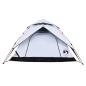 Preview: Kuppel-Campingzelt 4 Personen Weiß Verdunkelt Quick Release