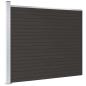 Preview: Zaunelement WPC 175x146 cm Schwarz