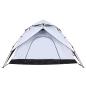 Preview: Kuppel-Campingzelt 5 Personen Weiß Verdunkelt Quick Release