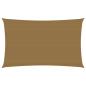 Preview: ARDEBO.de - Sonnensegel 160 g/m² Taupe 4x7 m HDPE