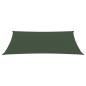 Preview: Sonnensegel 160 g/m² Dunkelgrün 2x4 m HDPE