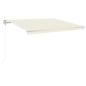Preview: Markise Automatisch Einziehbar 450x300 cm Creme