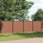 Preview: ARDEBO.de - Zaunelement Braun 872x186 cm WPC