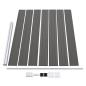 Preview: Zaunelement WPC 175x146 cm Grau