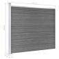 Preview: Zaunelement WPC 175x146 cm Grau