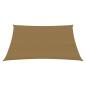 Preview: Sonnensegel 160 g/m² Taupe 3,6x3,6 m HDPE