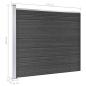 Preview: Zaunelement Set WPC 872x146 cm Grau