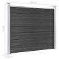 Preview: Zaunelement Set WPC 872x146 cm Grau