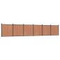 Preview: Zaunelement Braun 1045x186 cm WPC