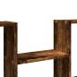 Preview: Wandregal Räuchereiche 99x15x60 cm Holzwerkstoff