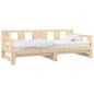 Preview: Tagesbett Ausziehbar Massivholz Kiefer 2x(90x190) cm