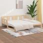 Preview: Tagesbett Ausziehbar Massivholz Kiefer 2x(90x190) cm