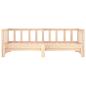 Preview: Tagesbett Ausziehbar 2x(80x200) cm Massivholz Kiefer