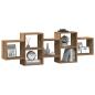 Preview: Wandregal Artisan-Eiche 129x18x42 cm Holzwerkstoff