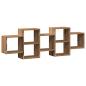 Preview: Wandregal Artisan-Eiche 129x18x42 cm Holzwerkstoff