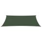 Preview: Sonnensegel 160 g/m² Dunkelgrün 4x6 m HDPE
