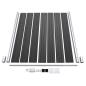 Preview: Zaunelement Set WPC 353x146 cm Grau