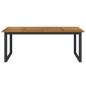 Preview: Gartentisch mit Beinen in U-Form 200x90x75 cm Massivholz Akazie