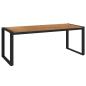 Preview: Gartentisch mit Gestell U-Form 200x90x75 cm Akazie Massivholz