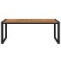 Preview: Gartentisch mit Gestell U-Form 200x90x75 cm Akazie Massivholz