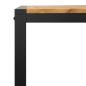 Preview: Gartentisch mit Beinen in U-Form 140×80×75 cm Massivholz Akazie