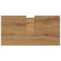 Preview: Waschbeckenunterschrank Artisan-Eiche 65x33x60 cm Holzwerkstoff