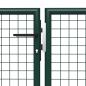 Preview: Gartentor Stahl 400 x 200 cm Grün
