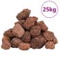 Preview: Lavagranulat 25 kg Rot 3-5 cm