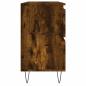 Preview: Badschrank Räuchereiche 80x33x60 cm Holzwerkstoff