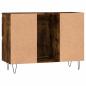 Preview: Badschrank Räuchereiche 80x33x60 cm Holzwerkstoff