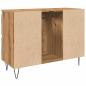Preview: ARDEBO.de - Badschrank Artisan-Eiche 80x33x60 cm Holzwerkstoff