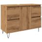 Preview: Badschrank Artisan-Eiche 80x33x60 cm Holzwerkstoff