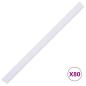 Preview: Garten-Sichtschutz 4 Stk. PVC 35x0,19 m Braun