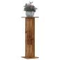 Preview: ARDEBO.de - Pflanzenständer 2 Stk. Altholz-Optik 30x30x95 cm Holzwerkstoff