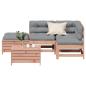 Preview: ARDEBO.de - 5-tlg. Garten-Lounge-Set mit Kissen Massivholz Douglasie