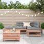 Preview: 5-tlg. Garten-Lounge-Set mit Kissen Massivholz Douglasie