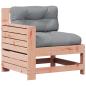 Preview: 4-tlg. Garten-Lounge-Set mit Kissen Massivholz Douglasie