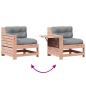 Preview: 4-tlg. Garten-Lounge-Set mit Kissen Massivholz Douglasie